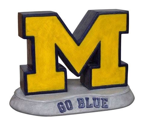 Michigan Wolverines Mascot Garden Statue