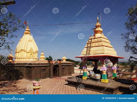 Shiv Shankar Indian Style God Temple with Ox and Old Design Stock Photo - Image of indian ...