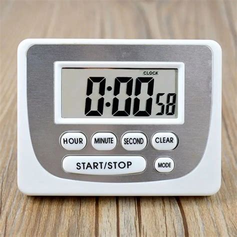 24 hour Electronic Timer Alarm Clock Digital Kitchen Cooking Timer ...