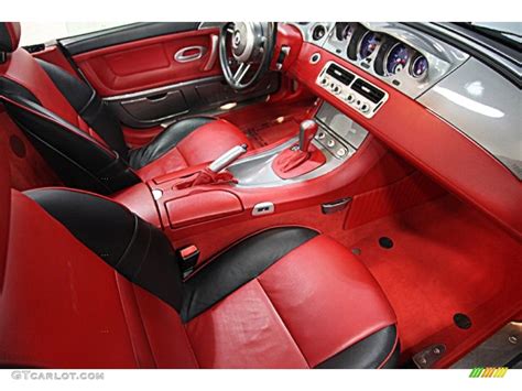 Sport Red/Black Interior 2003 BMW Z8 Alpina Roadster Photo #95838244 | GTCarLot.com