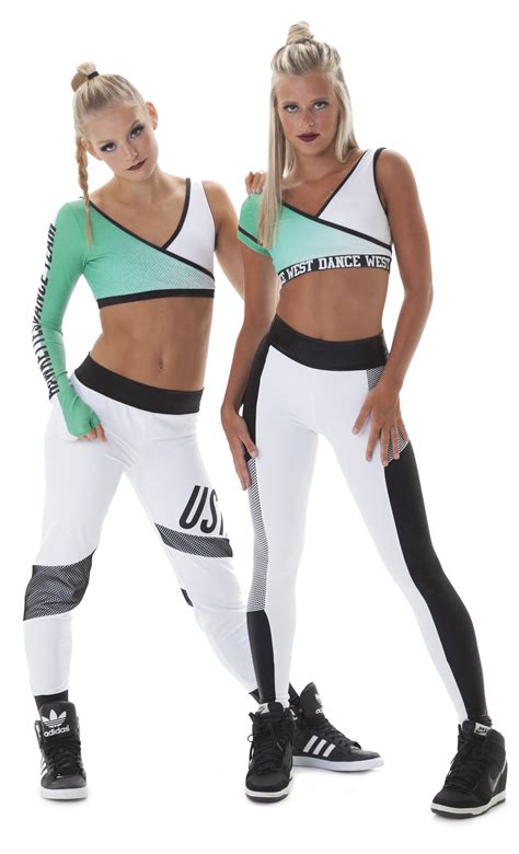 Trendy Black and White Hip Hop Dance Costumes