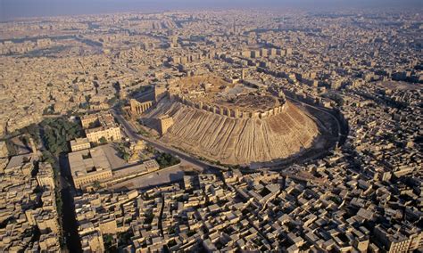 The citadel of Aleppo pictured in 1993. In recent years the site has ...