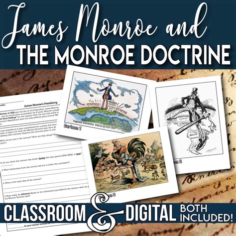 James Monroe and the Monroe Doctrine Cartoon Analysis - Peacefield History