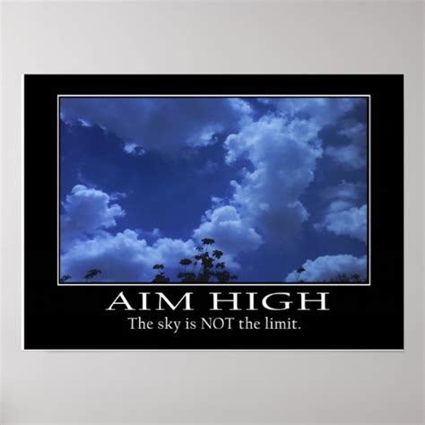 Aim High Poster | Zazzle.com