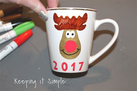 DIY-Personalized-Christmas-Mugs (12)2 • Keeping it Simple