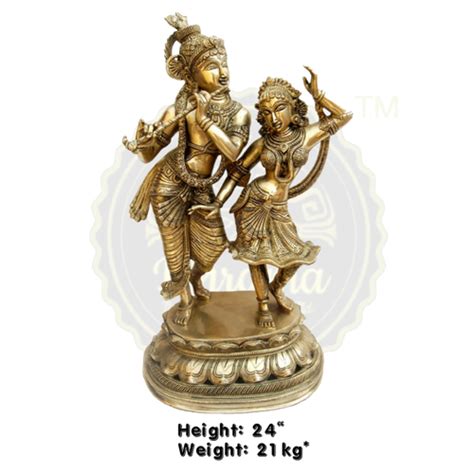 Radha Krishna Dancing Statue, INR 840 / Piece by Dhrama Goods Exports Private Limited from Thane ...