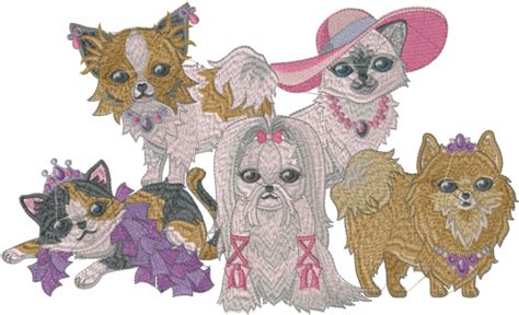 Fancy Animals Embroidery Design | AnnTheGran