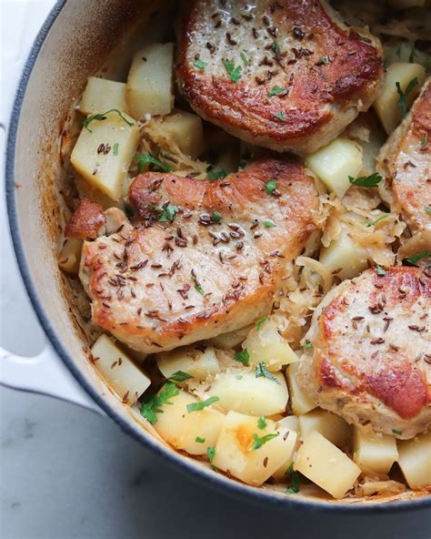 Dutch Oven German Pork Chops (Whole30, Paleo) | Recipe | Crockpot ...