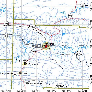 Mena, Arkansas (AR) ~ population data, races, housing & economy