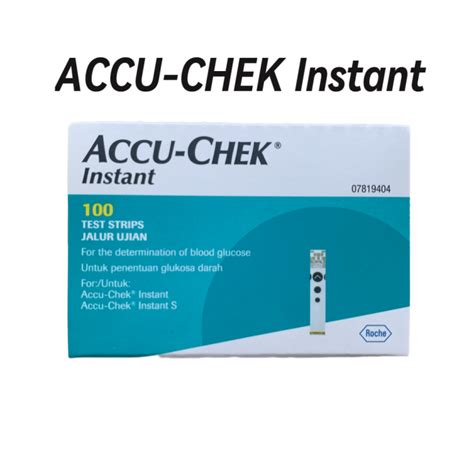 Accu Chek Instant Blood Glucose 50/100pcs Test Strips (Expiry:Latest ...