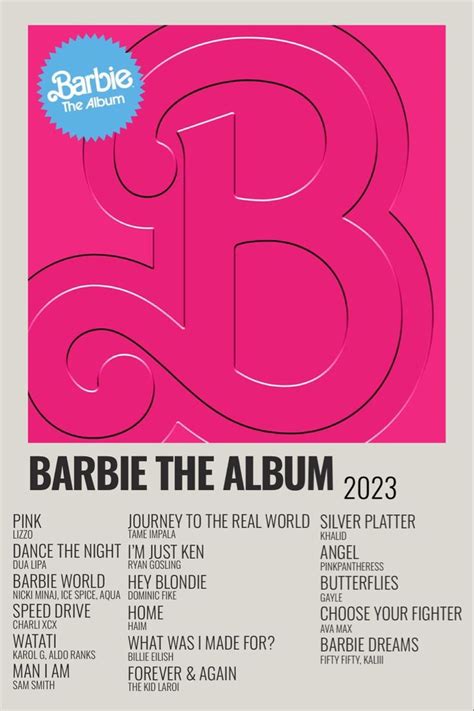 Barbie The Album | Barbie song, Barbie, Album covers