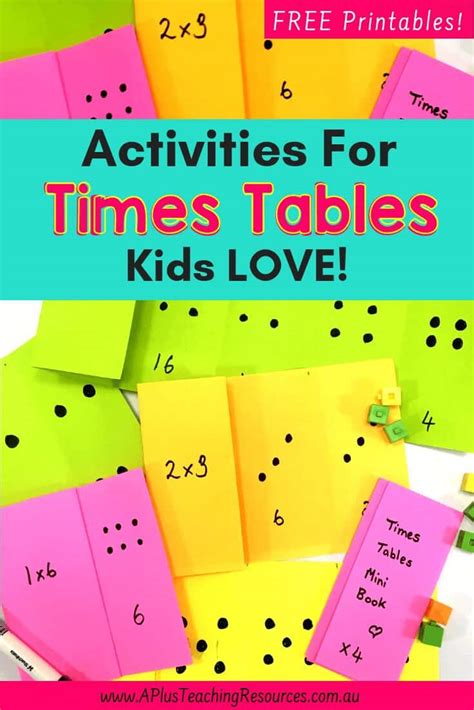 FREE Printable Multiplication Games | A Plus Teaching Resources