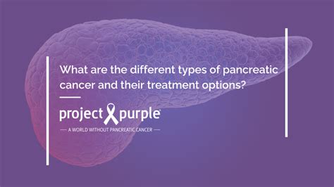 What are the Different Types of Pancreatic Cancer And Treatment Options? | Project Purple