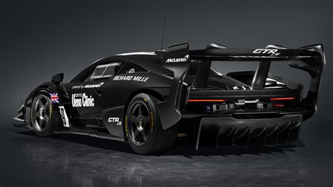 Download Car Black Car Race Car Supercar Vehicle McLaren Senna GTR LM 825/1 Ueno Clinic HD Wallpaper