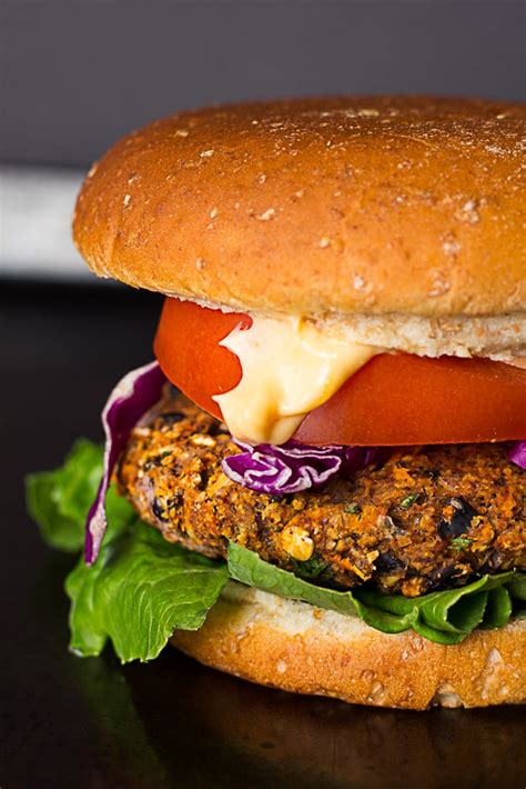 The Best Black Bean Veggie Burger - Nora Cooks