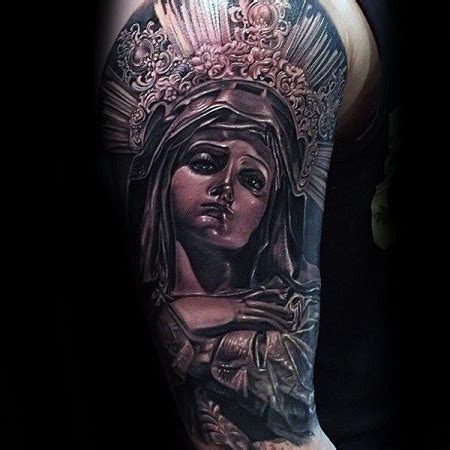 9 Religious & Spiritual Virgin Mary Tattoos