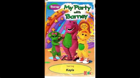 My Party with Barney (1998) - YouTube