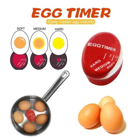 Egg Timer for Boiling Eggs (2 Pcs) in 2021 | Perfect boiled egg, Egg timer, Boiled eggs