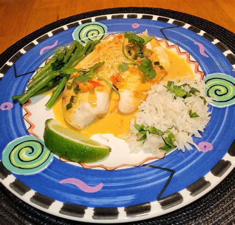 Broiled Tilapia Coconut Curry - Cooking Secrets for Men - Recipe