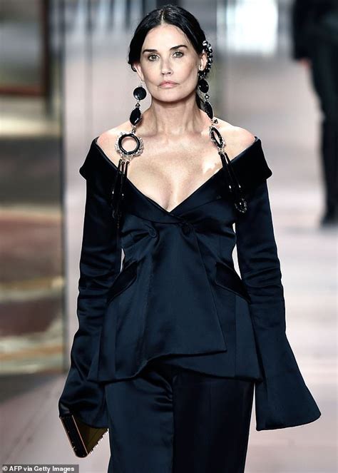 Demi Moore's face appears back to normal in new Fendi show image after sparking plastic surgery ...