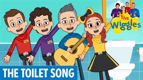 The Wiggles: The Toilet Song | Animated by Super Simple Songs | Kids Songs