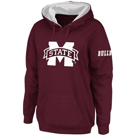 Mississippi State Bulldogs Stadium Athletic Women's Big Logo Pullover ...