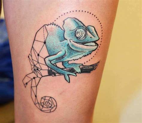 Chameleon tattoo by Bianka Einger | Photo 23603