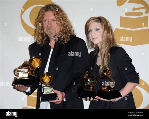 Robert Plant and Alison Krauss attending the 51st Annual GRAMMY Awards Held at Staples Center ...