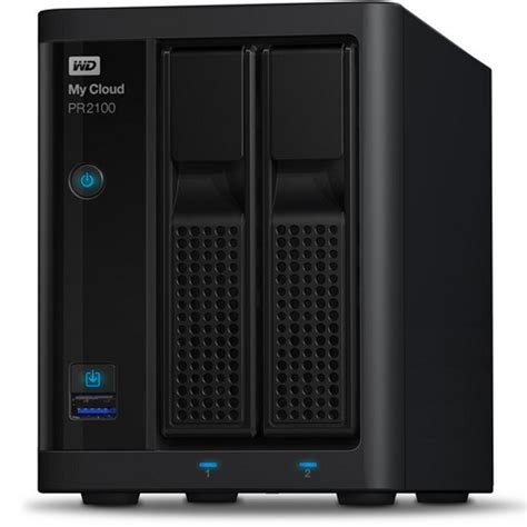 Western-Digital WDBBCL0040NBK My Cloud Pro Business 4TB (2TB+2TB) 2-Bay Network Attached Storage ...