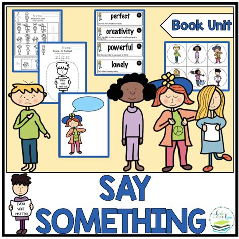 SAY SOMETHING BOOK UNIT 62 PAGES ~ Book Units by Lynn