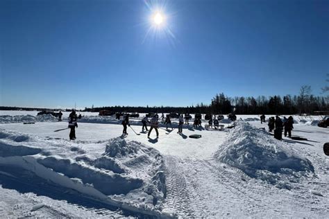 Mild weather forces cancellation of pond hockey tournament - SooLeader