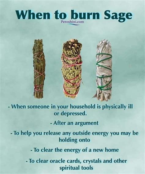 When to burn sage | Herbal magic, Herbalism, Witchcraft