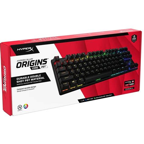 HyperX Alloy Origins Core PBT TKL Mechanical Gaming Keyboard, Macro ...