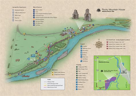 Maps - Rocky Mountain House National Historic Site