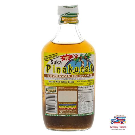 Suka Pinakurat Spiced Natural Coconut Vinegar - 250ml - Bottled | GroceryFilipino.com