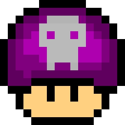 Super Mario World Modren Poison Mushroom Sprite by AdventureSMG64Gaming on DeviantArt