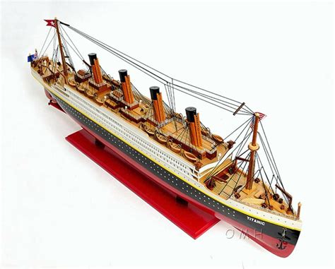 Wooden Ship Model - Titanic - Fully Assembled - Painted | #2039810508