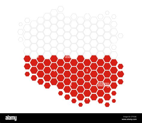 Map and flag of Poland Stock Photo - Alamy