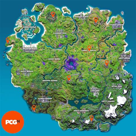 Where to leave an IO car at an alien settlement in Fortnite