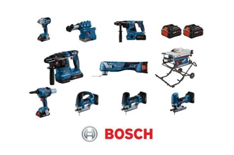 Bosch introduces 17 new tools to the 18V Line