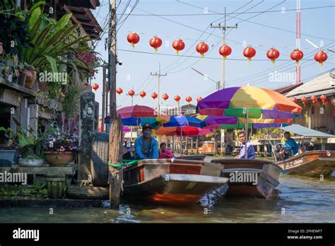 No trip to Thailand should miss the Damnoen Floating Market. Skilled boatmen take you through ...