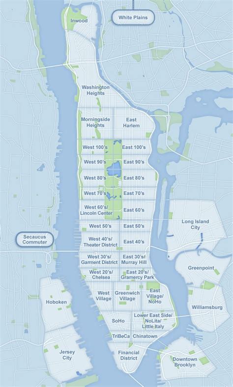 Travel infographic - map neighborhoods of manhattan - Google Search ...