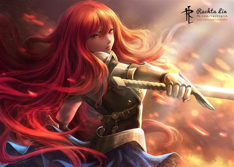 ArtStation - Erza Scarlet (Fairy Tail)