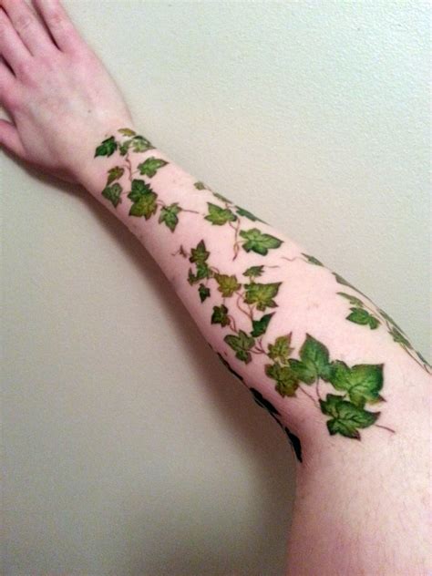 Ivy Vine Tattoo Arm Wrap Tattoo Sleeve Tattoo by InsanityINK