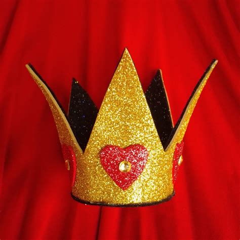 Queen Of Hearts Crown Template