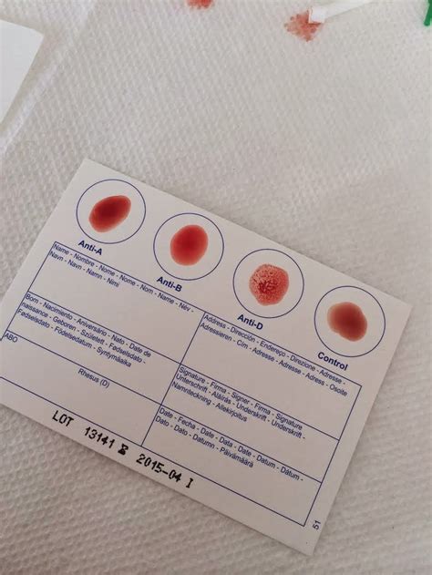 WIFELIFE: Home Blood Typing Kit?!