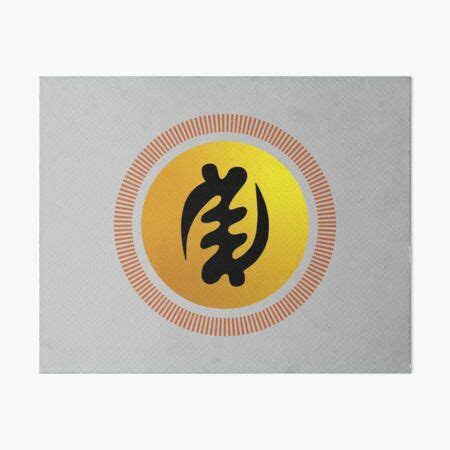 "Adinkra symbol Gye Nyame" Art Board Print by IkonolexiArt | Redbubble