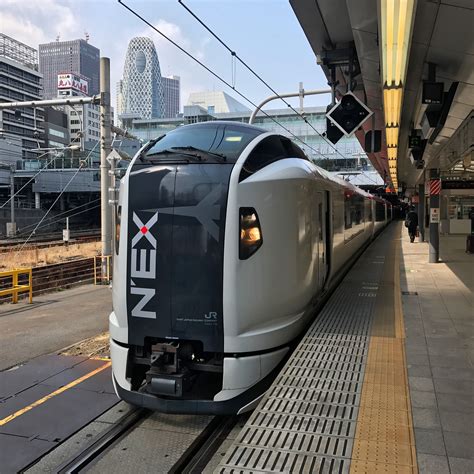 Narita Express at Shinjuku station | Electric train, Transportation design, Train pictures