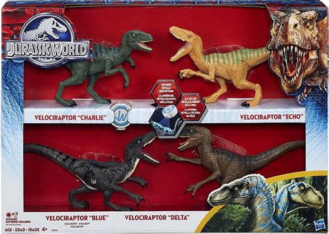 Jurassic World Velociraptor Charlie, Delta, Echo Blue Exclusive 8 ...