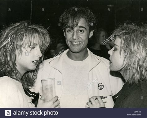 Andrew Ridgeley Of Wham With Bananarama Members Keren Woodward And ... | Bananarama, Andrew ...